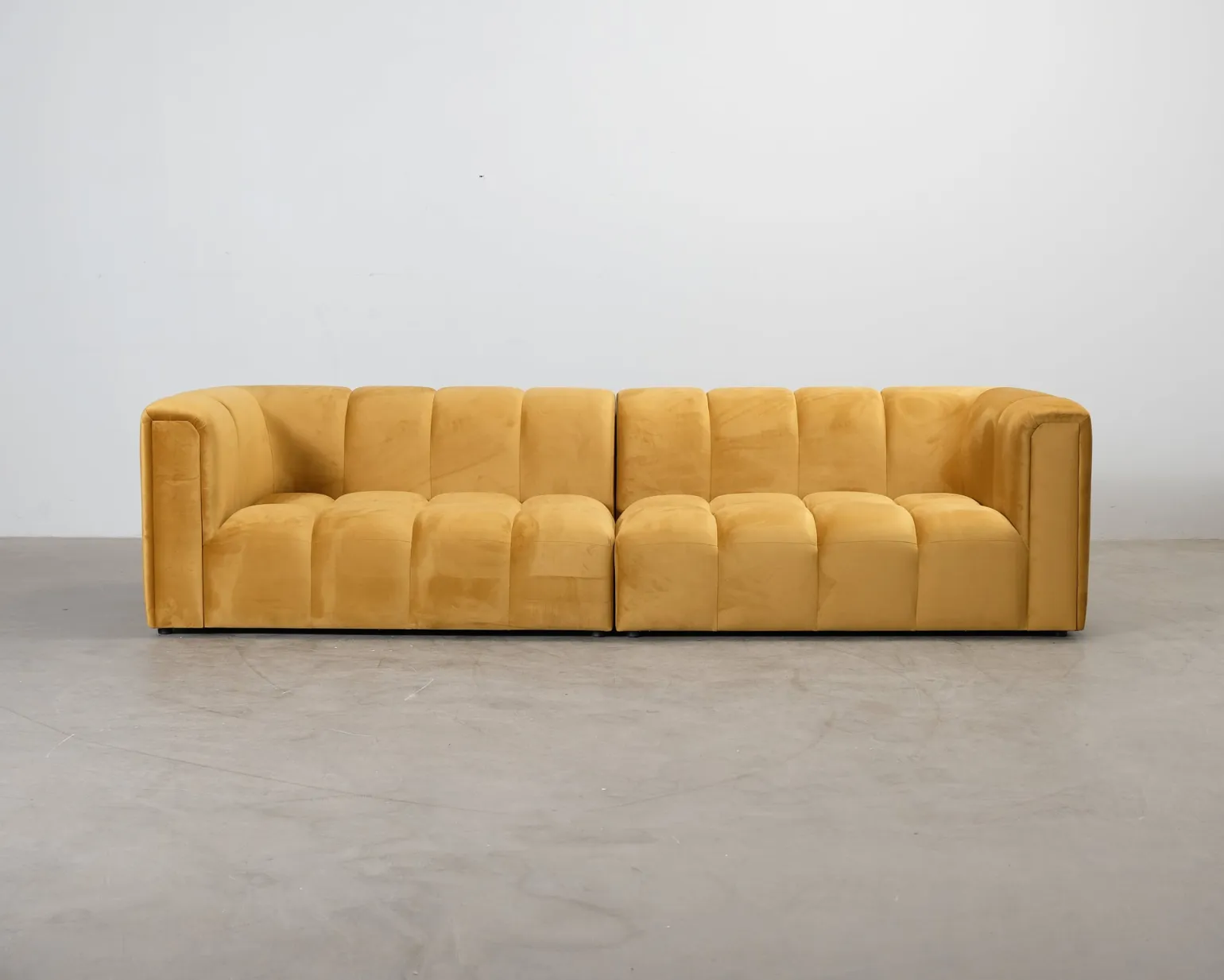 Maison Heritage Adams 4-sits soffa gul