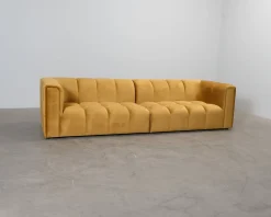 Maison Heritage Adams 4-sits soffa gul