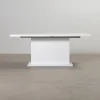 Malibu förlängningsbart matbord vit