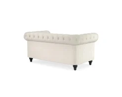 Manor House Chesterfield Lyx 2-sits soffa beige