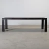 Matbord 240 cm svart
