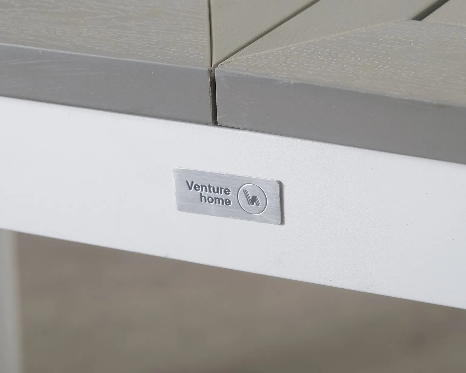 Matgrupp för utomhusbruk grå / vit