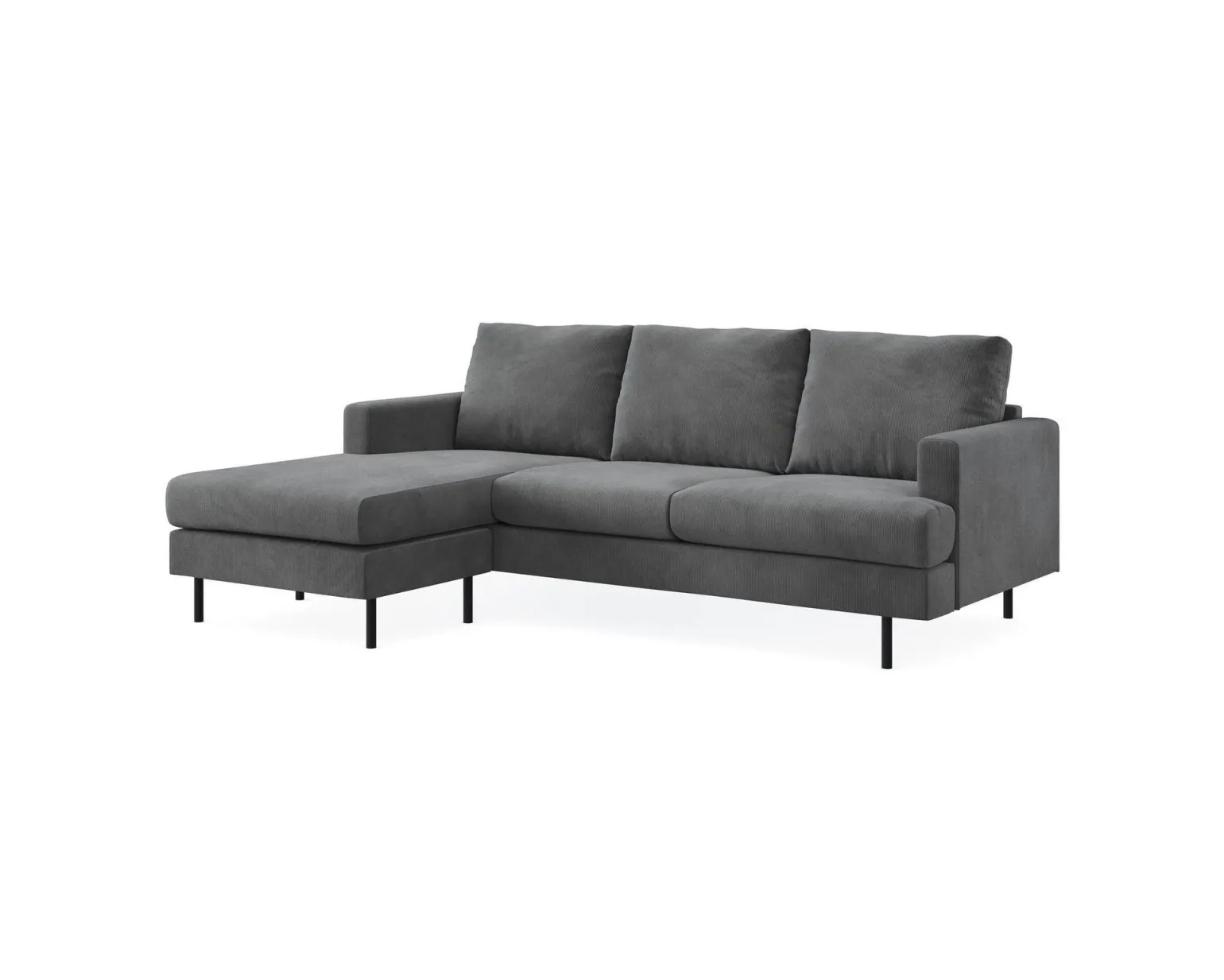Menard Compact 3-sits divansoffa grå
