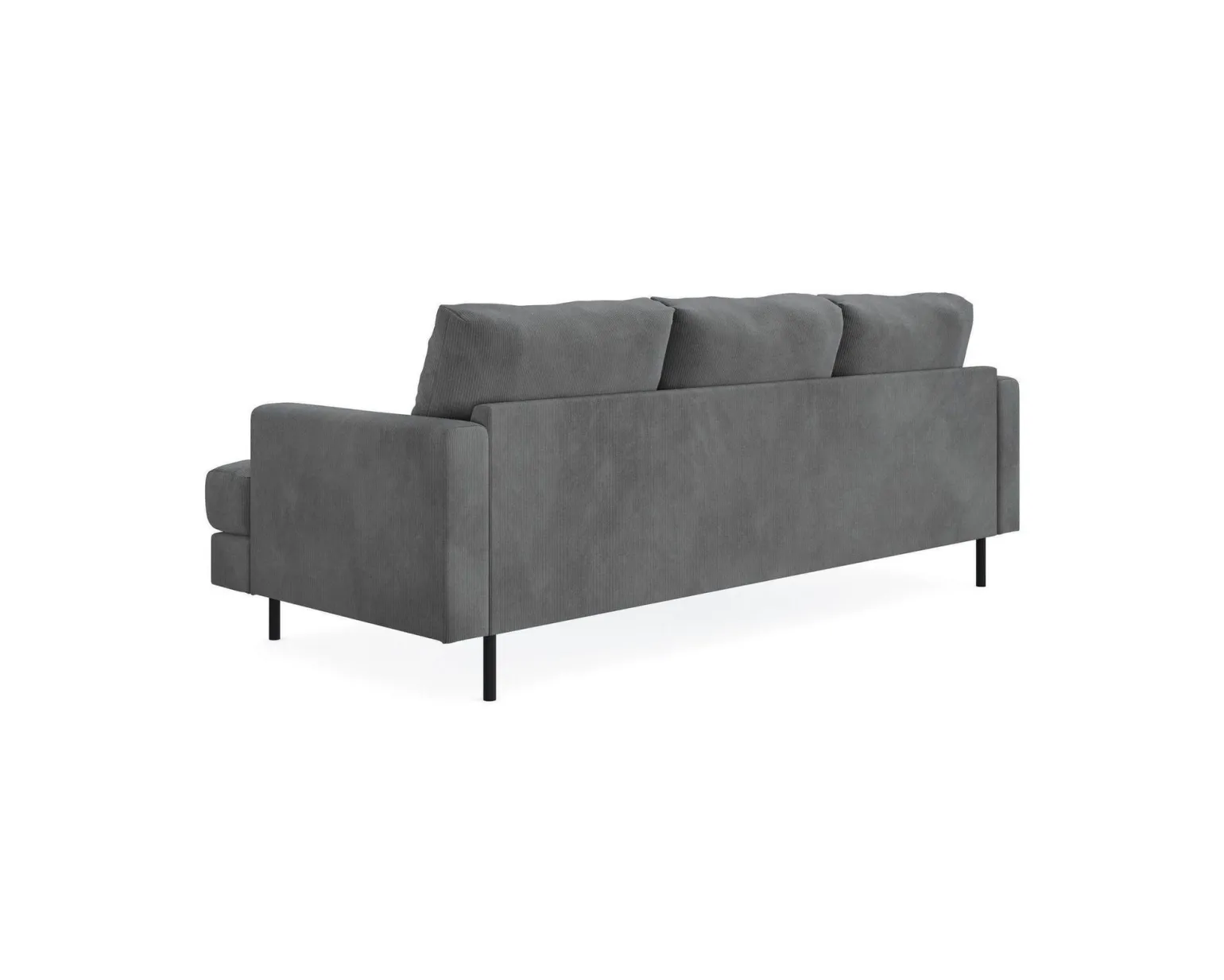 Menard Compact 3-sits divansoffa grå