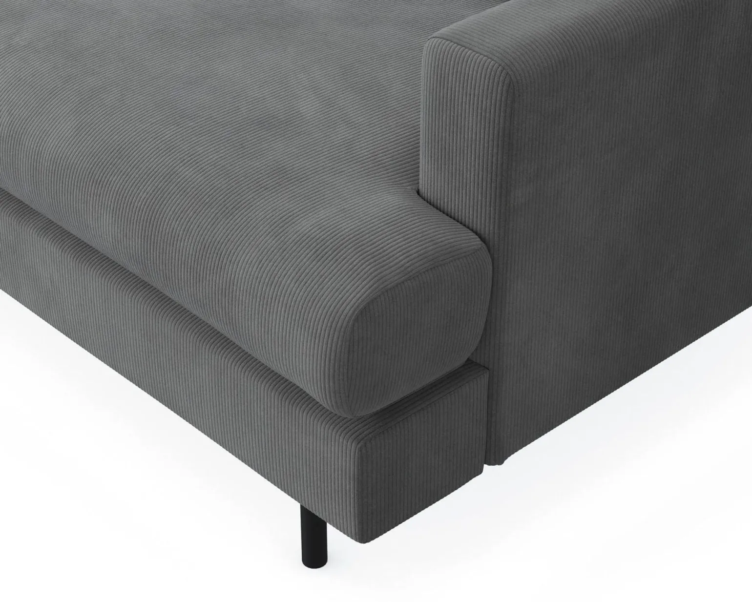 Menard Compact 3-sits divansoffa grå