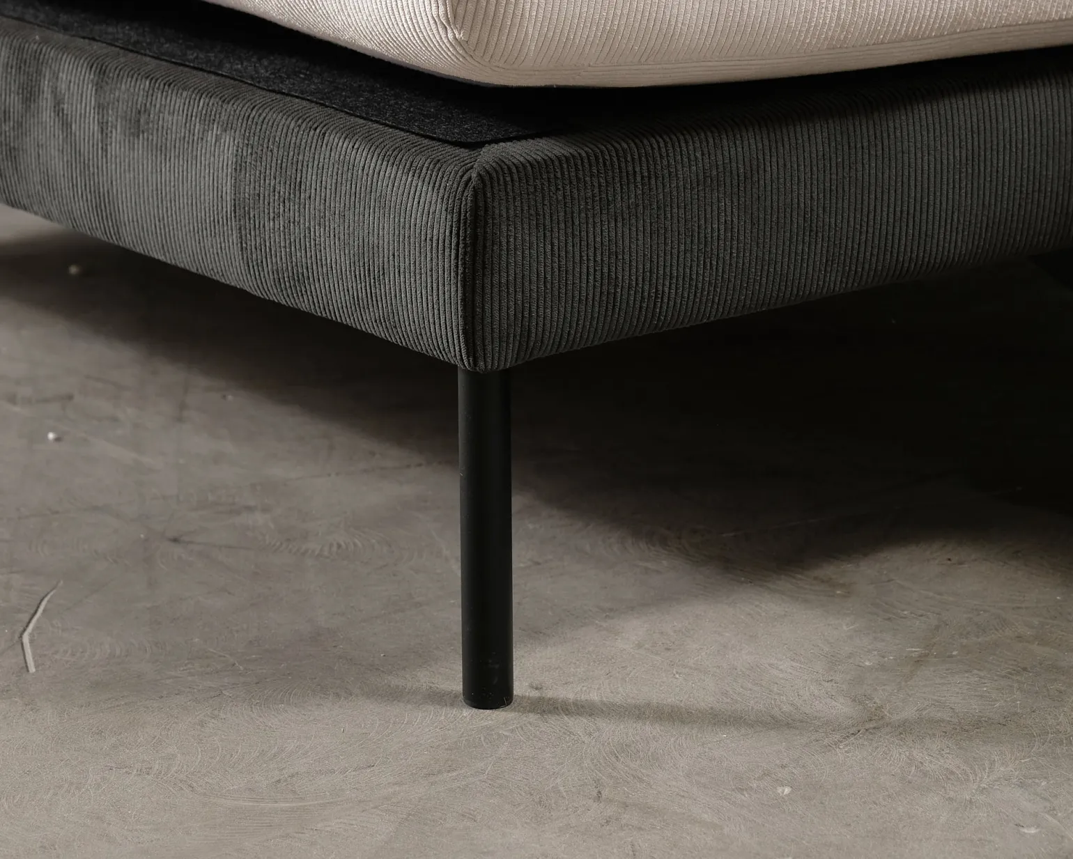 Menard 3-sits divansoffa beige