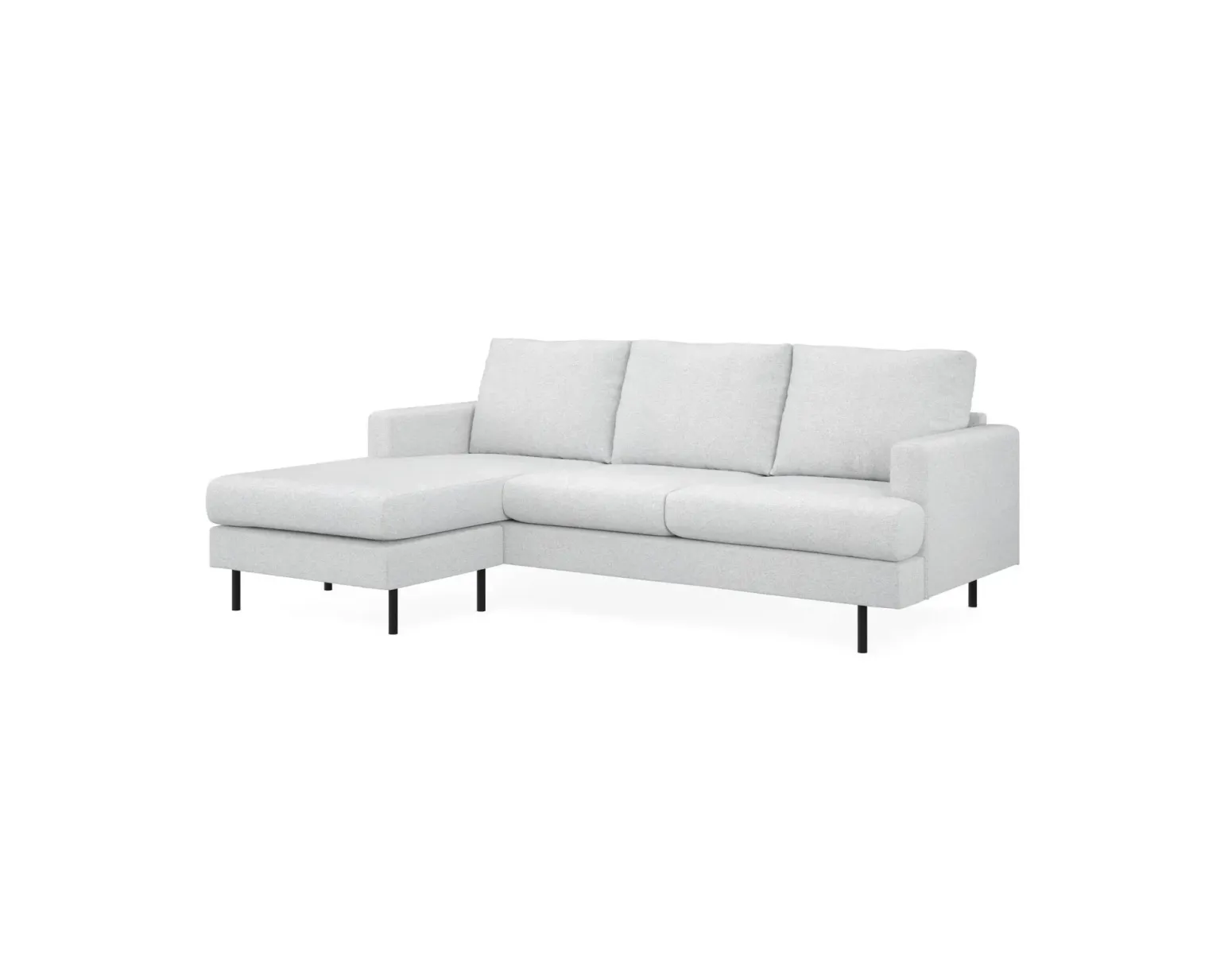 Menard 3-sits divansoffa ljusgrå