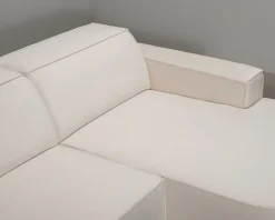 Micadoni Jodie 4-sits divansoffa ljusbeige