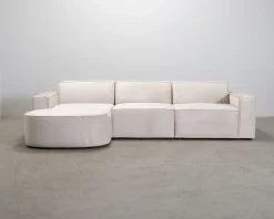 Micadoni Jodie 4-sits divansoffa ljusbeige