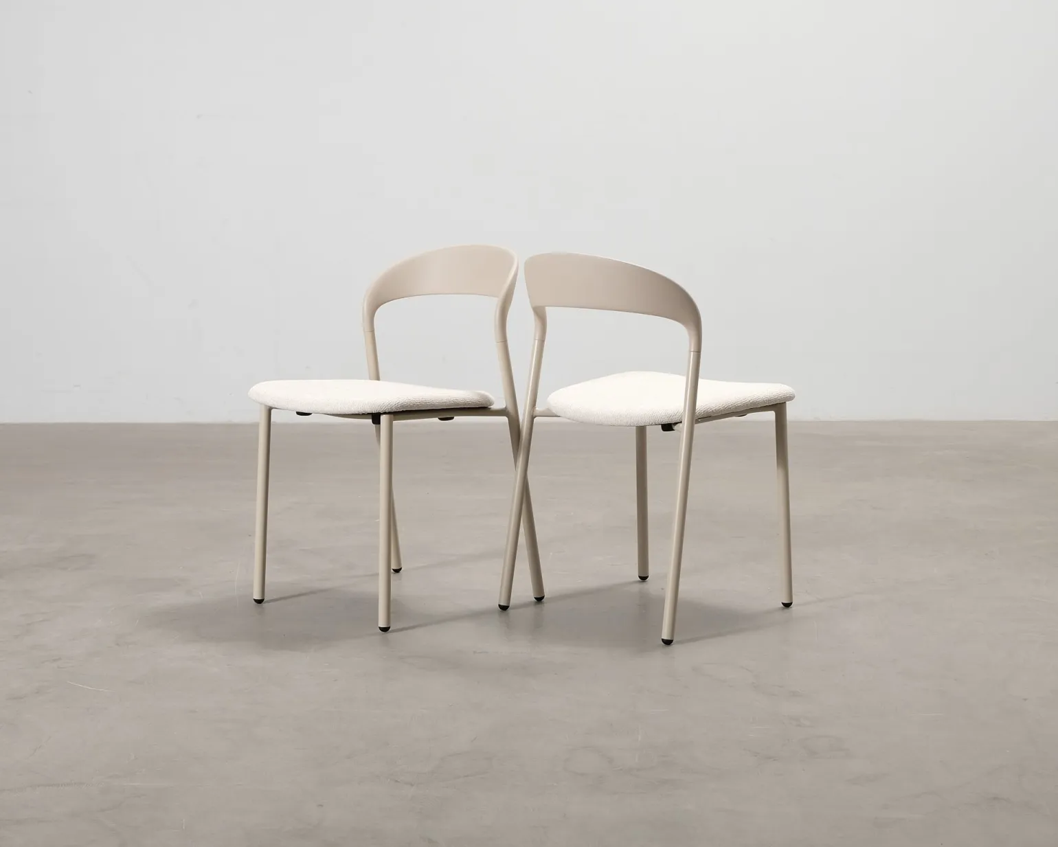 Micadoni Mia matstol beige, set om 2