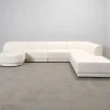 Micadoni Mileyhörnsoffa med divan ljusbeige