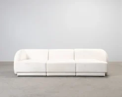 Micadoni Miley 3-sits soffa naturvit