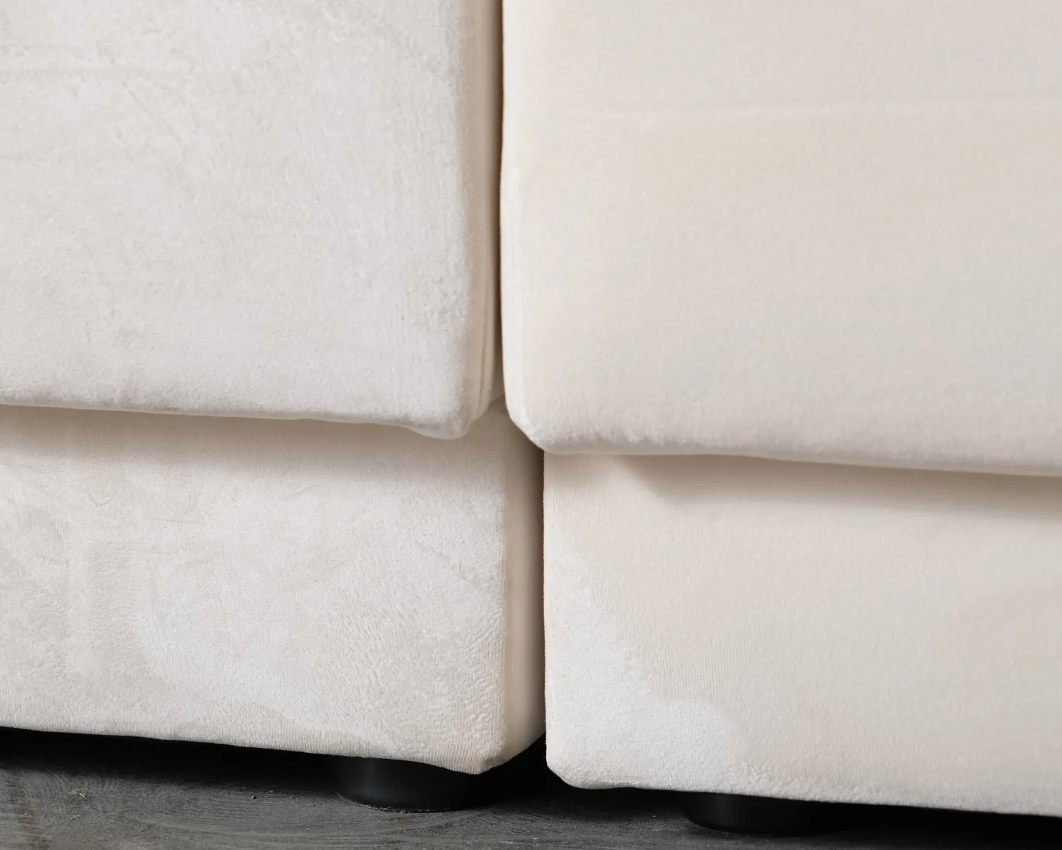 Micadoni Miley 3-sits soffa naturvit