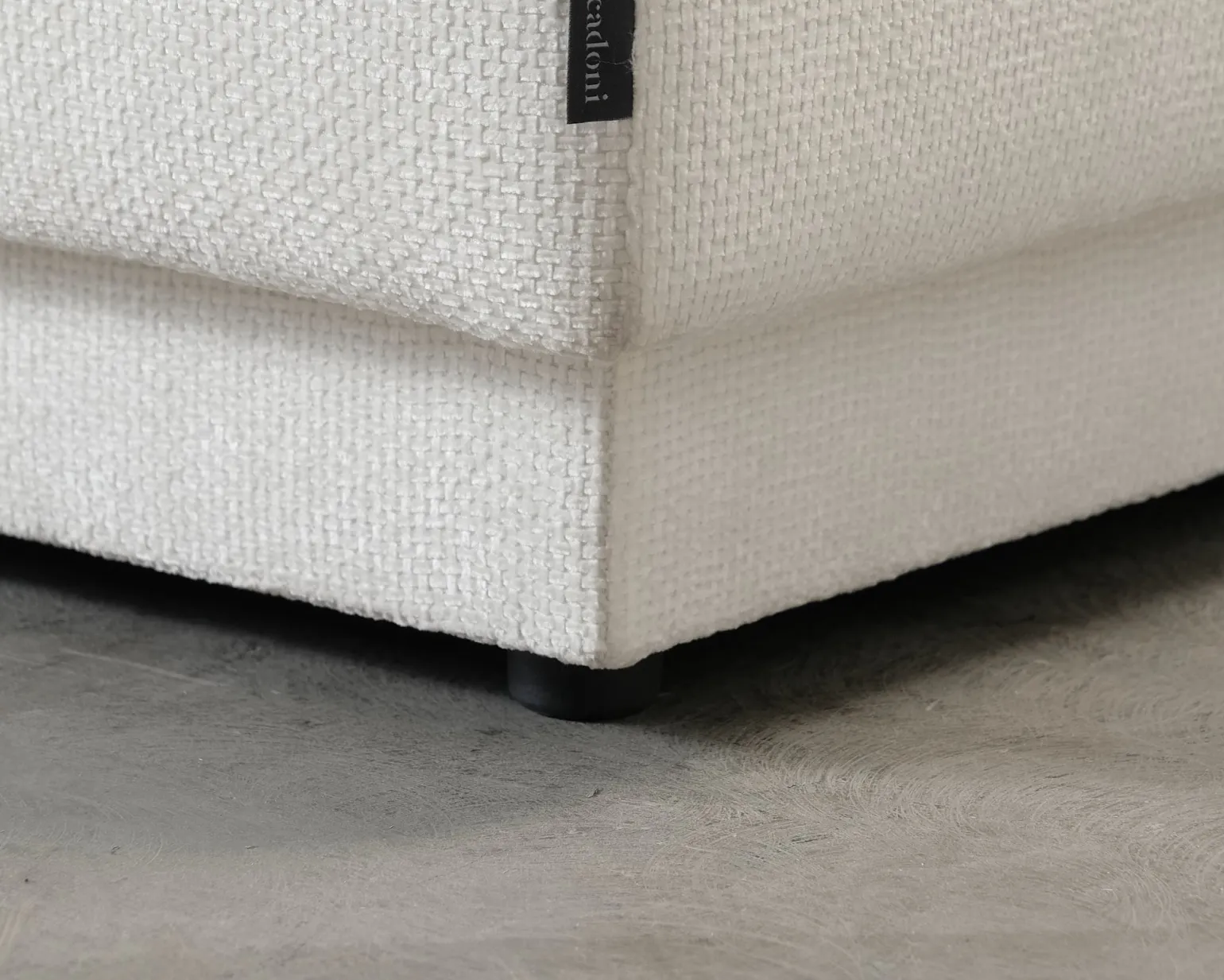 Micadoni Miley sittpuff naturvit