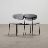 Micadoni Sander matstol grå, set of 2