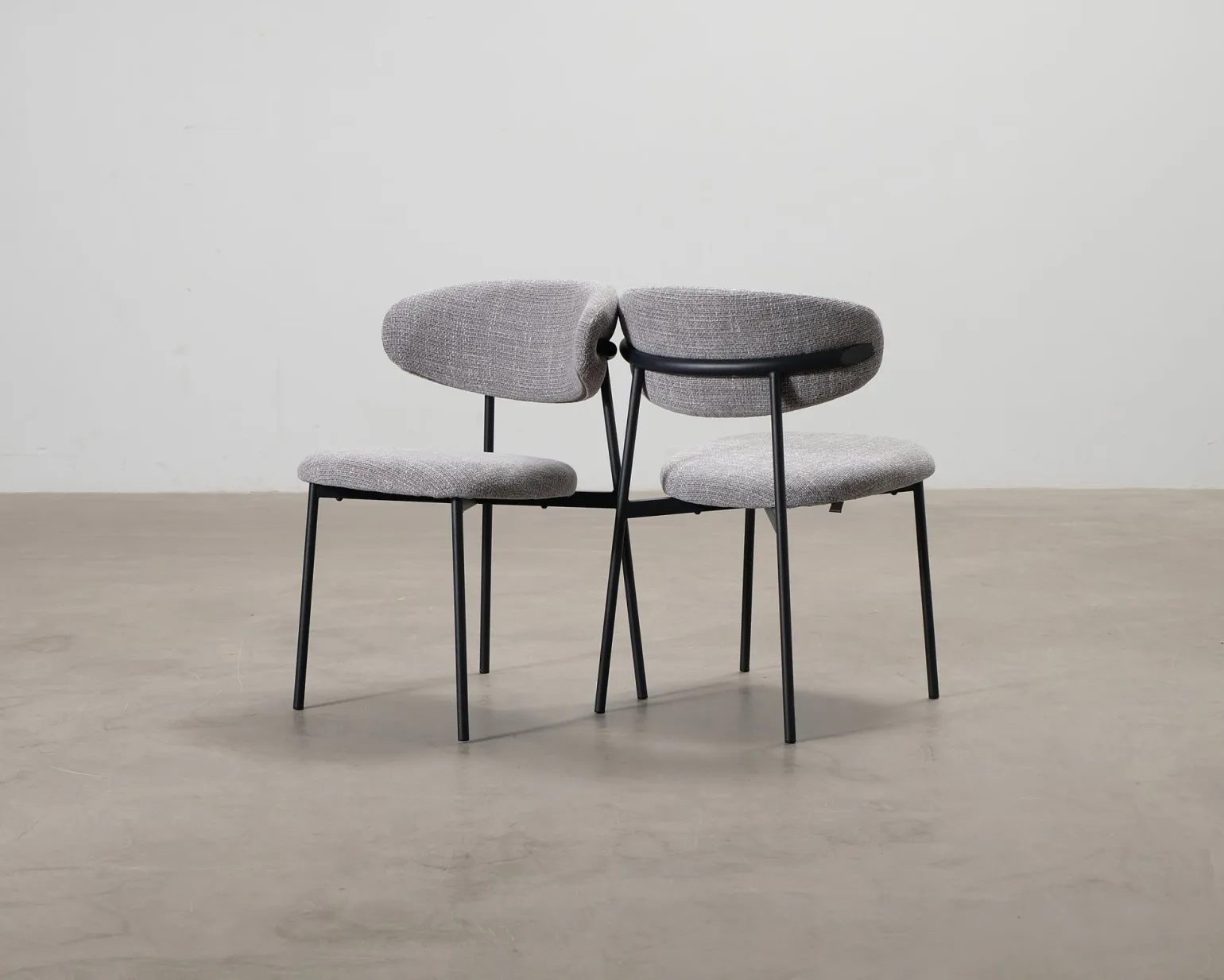 Micadoni Sander matstol grå, set of 2