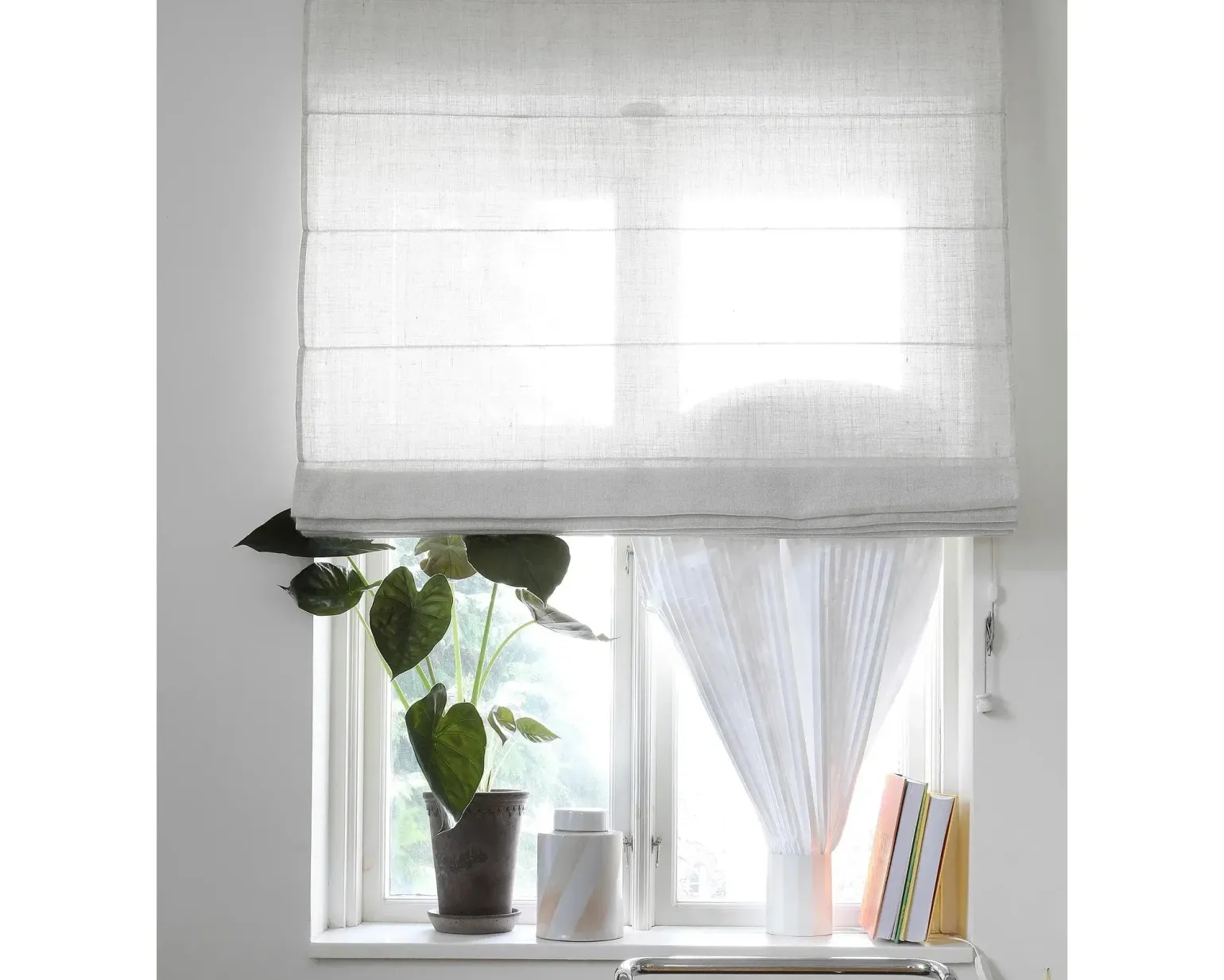 Mimou Ellie halvlinne hissgardin 90 x 220 cm
