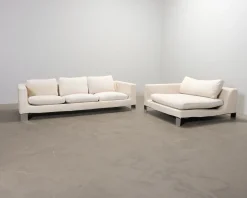 Minotti 4-sits soffgrupp naturvit