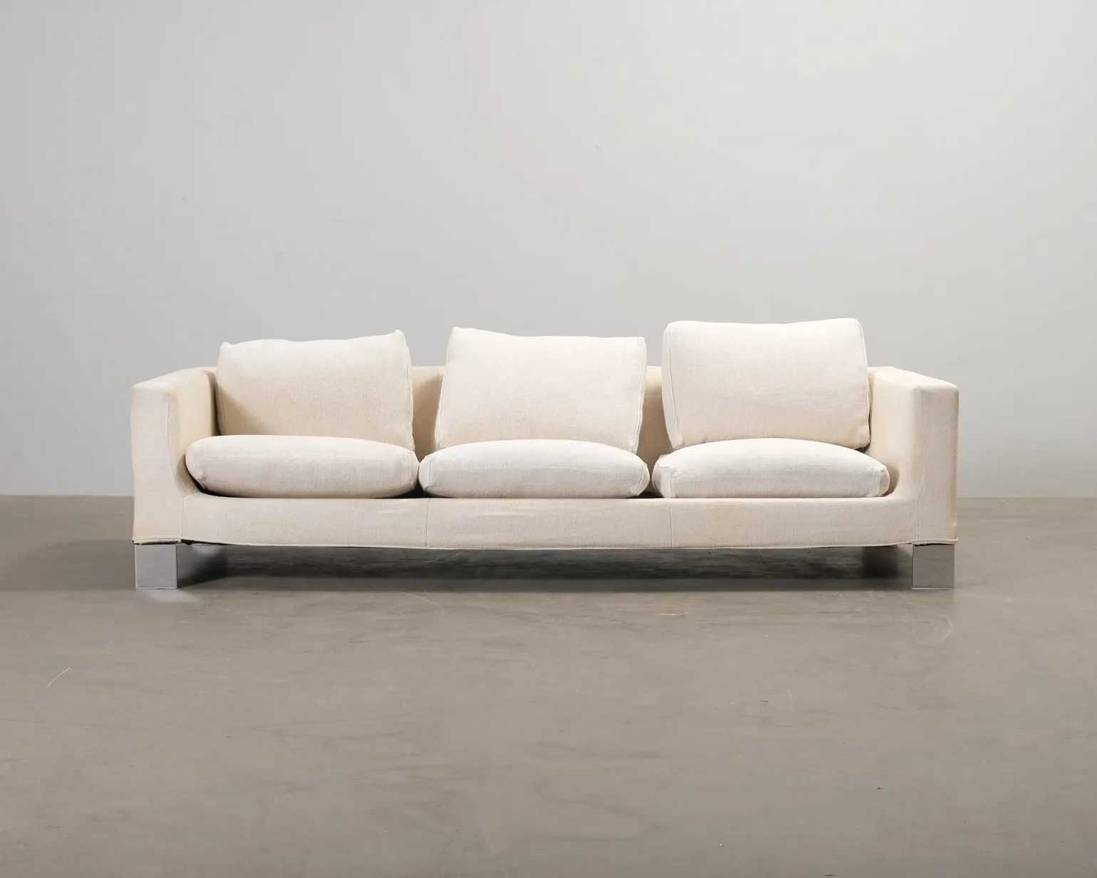 Minotti 4-sits soffgrupp naturvit