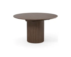 Mio Astrid matbord ø 136-186 cm mörkbrun