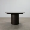 Mio Astrid matbord ø 136 cm mörkbrun