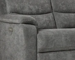 Mio Lazy 3-sits reclinersoffa grå