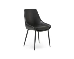 Mio Leon matstol svart, set om 2