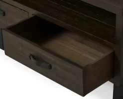 Mio Woodenforge TV-bänk mörkbrun