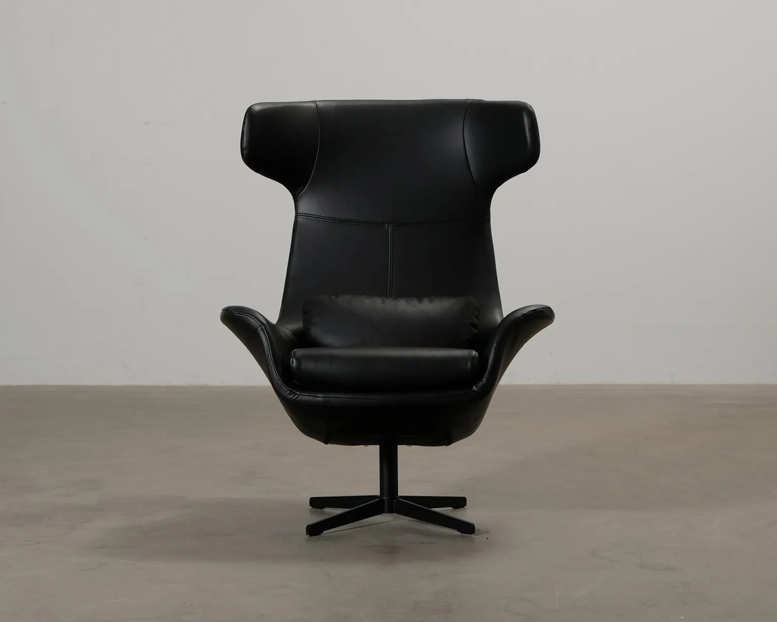 Mirasol Highback Fåtölj läder svart