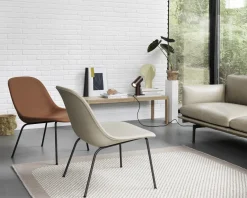 Muuto Fiber loungestol beige