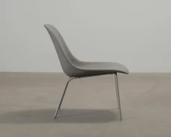 Muuto Fiber loungestol grå