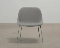 Muuto Fiber loungestol grå