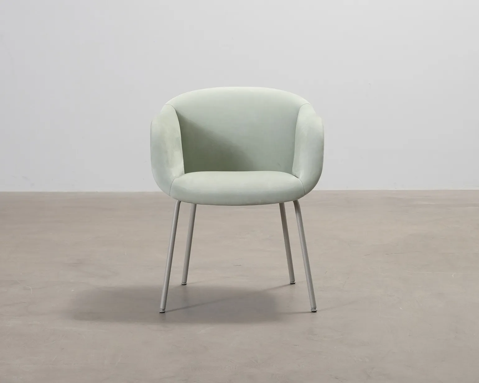 Muuto Fiber Soft Chair läderfåtölj grön