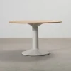 Muuto Midst matbord ø 120 cm oljad ek / grå