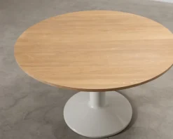 Muuto Midst matbord ø 120 cm oljad ek / grå