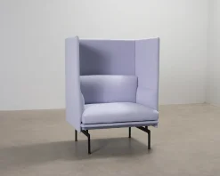 Muuto Outline Highback fåtölj lila