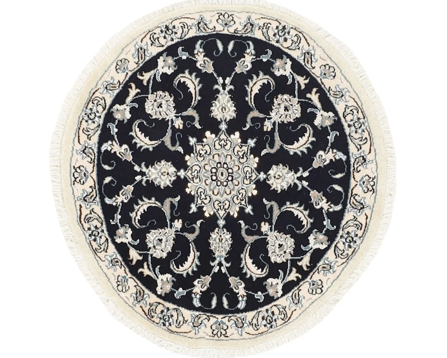 Nain Kashmar orientalisk matta ø 100 cm