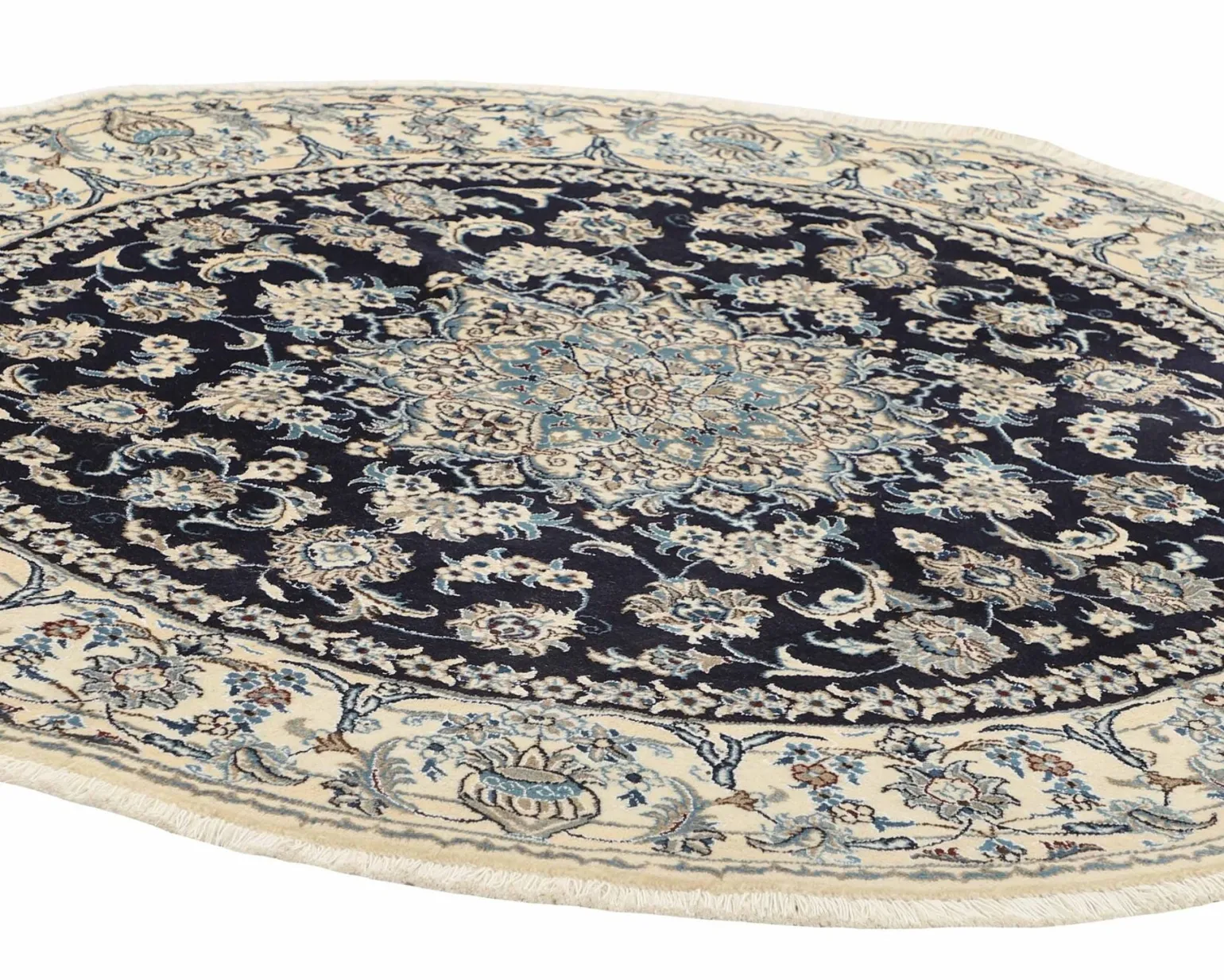 Nain Kashmar orientalisk matta ø 200 cm