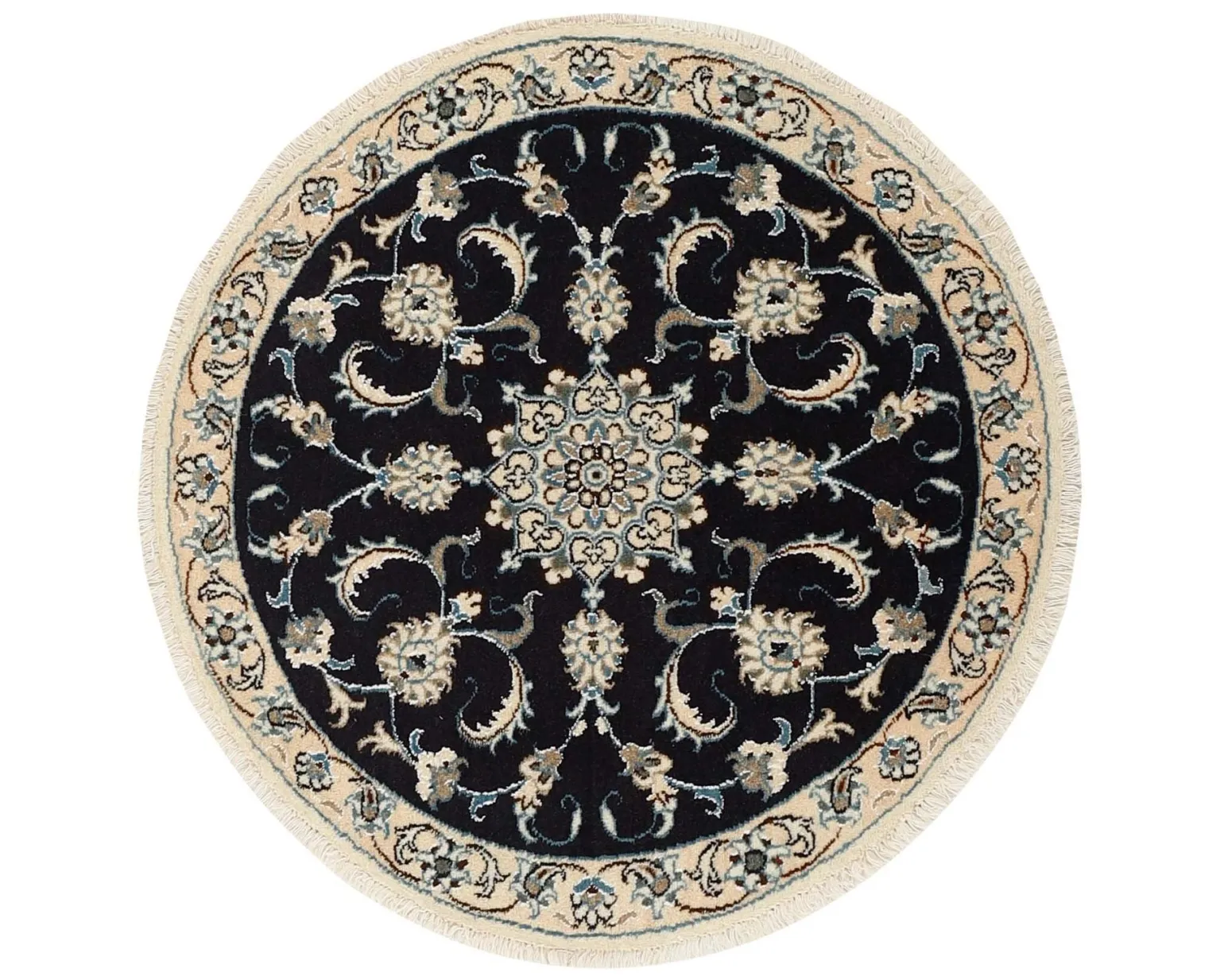 Nain Kashmar orientalisk matta ø 100 cm