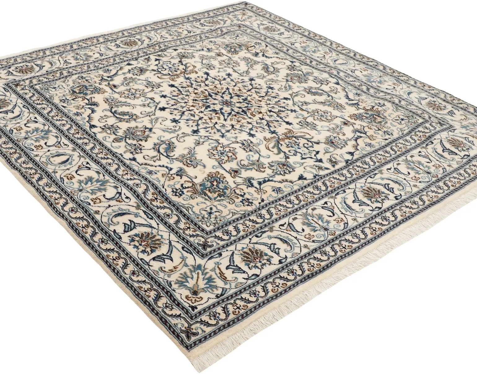 Nain Kashmar orientalisk matta 195 x 195 cm
