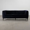 Natuzzi 2,5-sits soffa mörkblå
