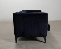 Natuzzi 2,5-sits soffa mörkblå