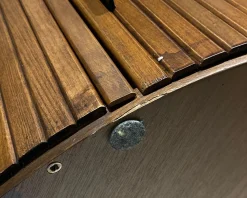 Noira soffbord ø 80 cm valnöt