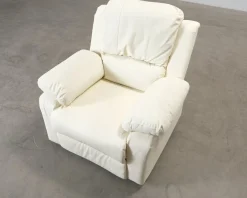 Norbo reclinerfåtölj naturvit