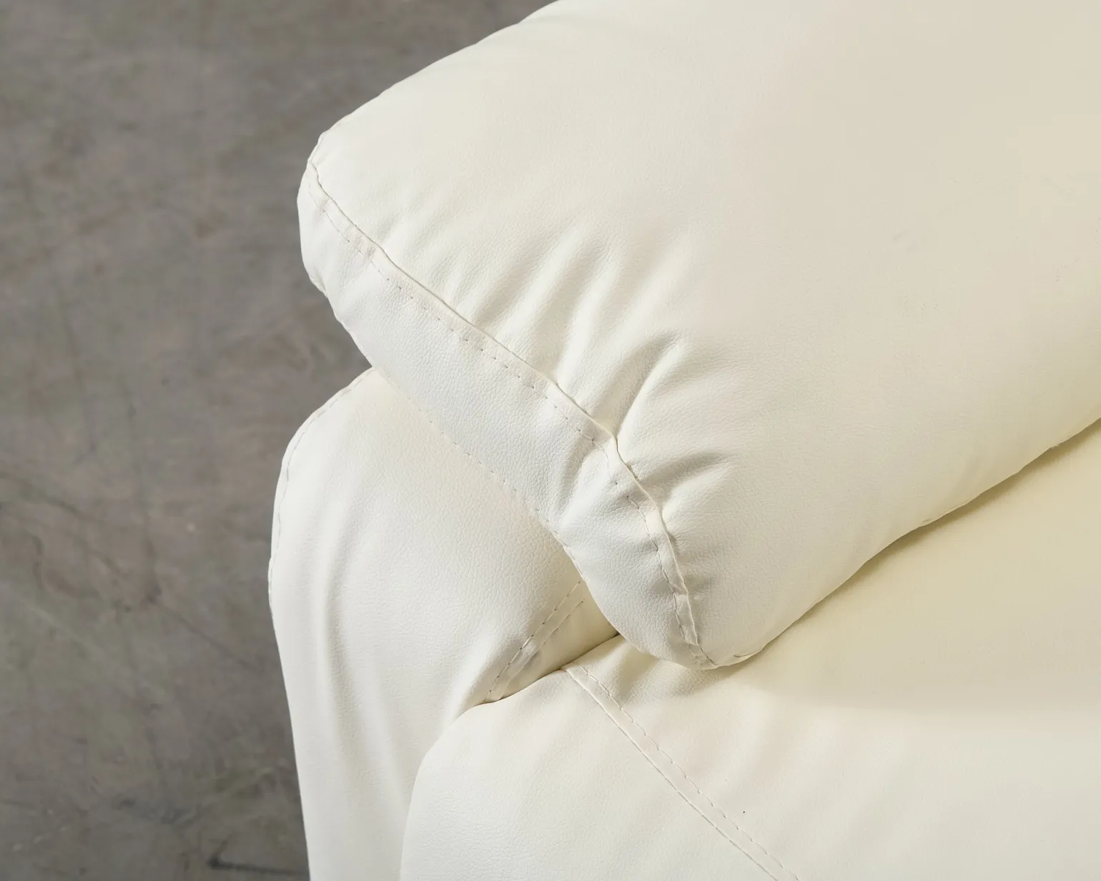 Norbo reclinerfåtölj naturvit