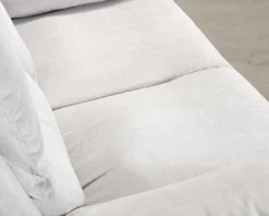 Norbo 2-sits reclinersoffa konstläder ljusgrå