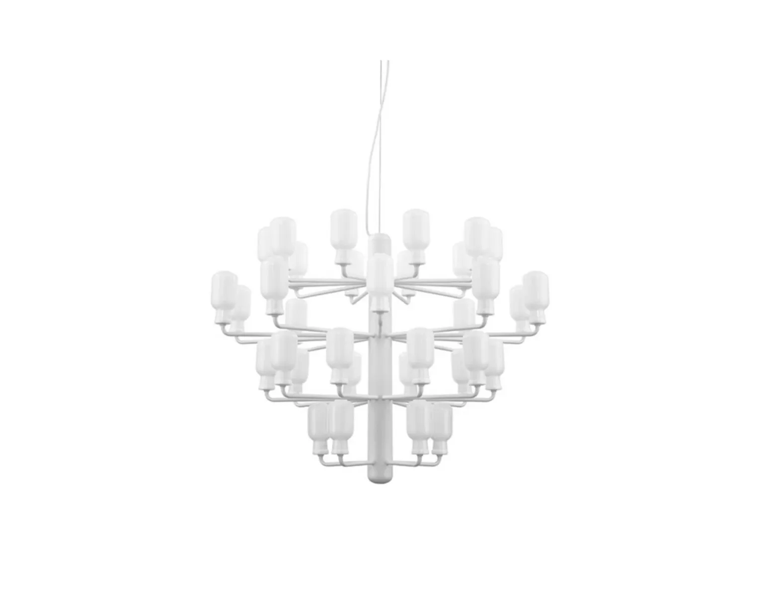 Normann Copenhagen Amp Large ljuskrona vit