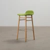 Normann Copenhagen Form 75 cm barstol grön