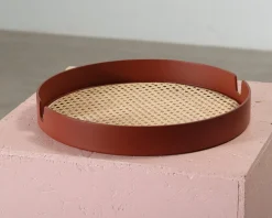 Normann Copenhagen Salon Tray bricka Ø 40 cm roströd