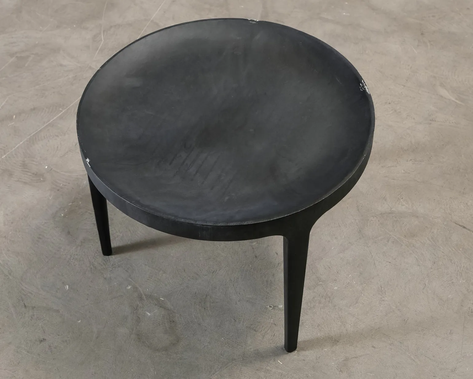 NORR11 Ghost ø 50 cm sofabord svart